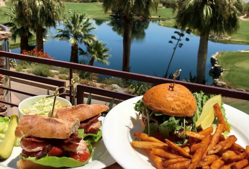 Burgers on the deck