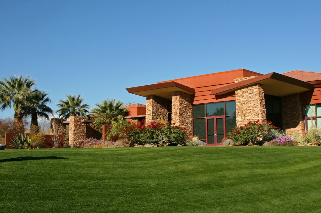 Event Lawn setup for a banquet at Desert Willow Golf Resort