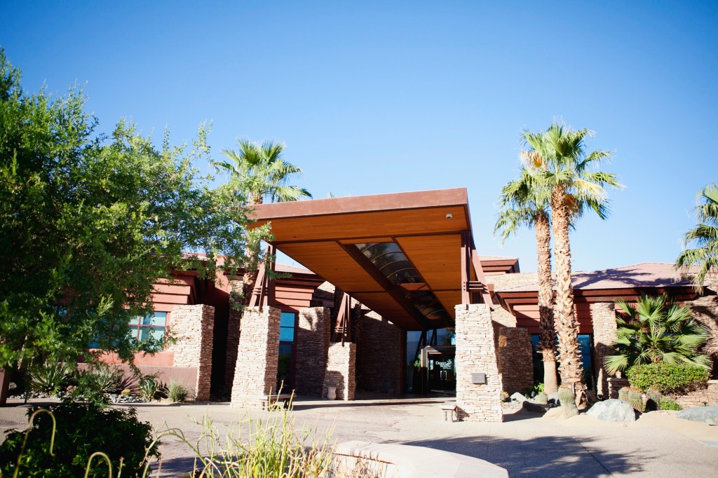 Clubhouse Entrance at Desert Willow Golf Resort