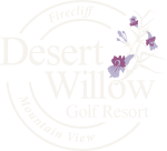 Desert Willow Golf Resort Logo in Desert Linen