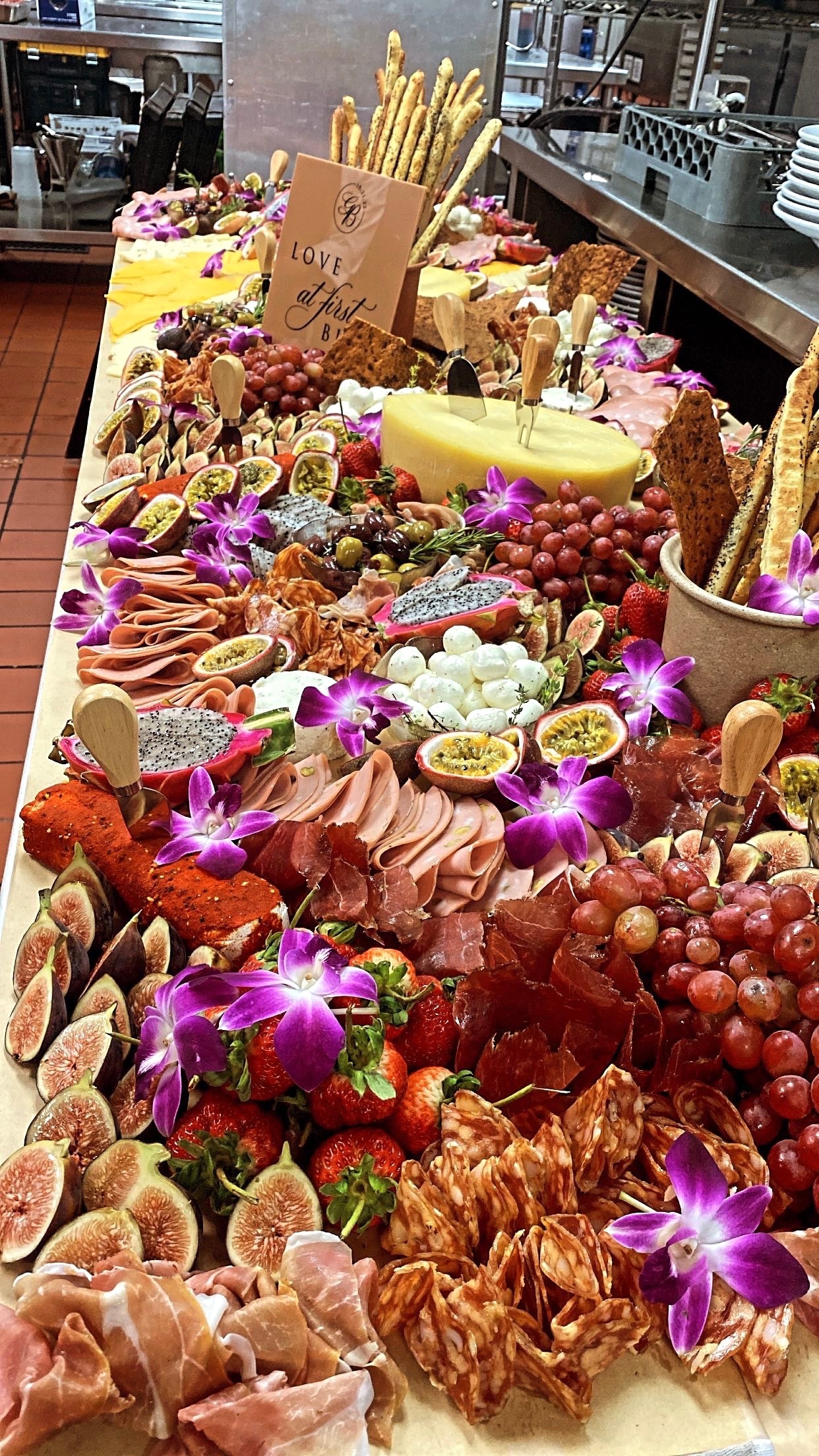 Charcuterie display at Desert Willow Golf Resort
