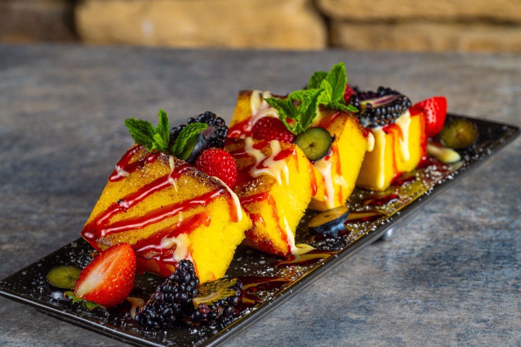 Creme Brulee French Toast at The Terrace Restaurant at Desert Willow Golf Resort
