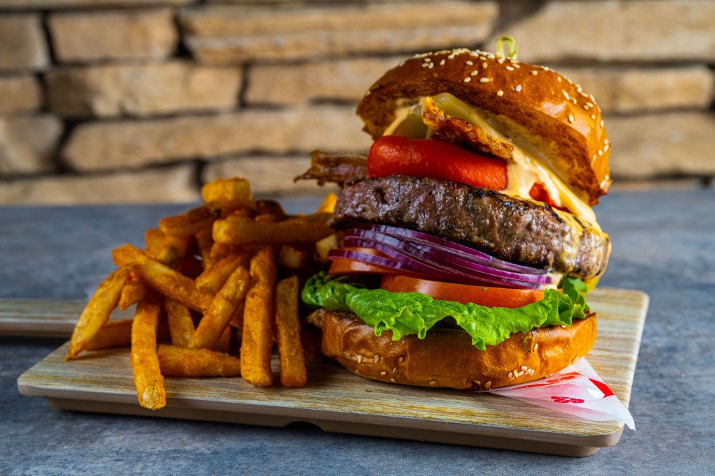 Firecliff Burger at The Terrace Restaurant at Desert Willow Golf Resort
