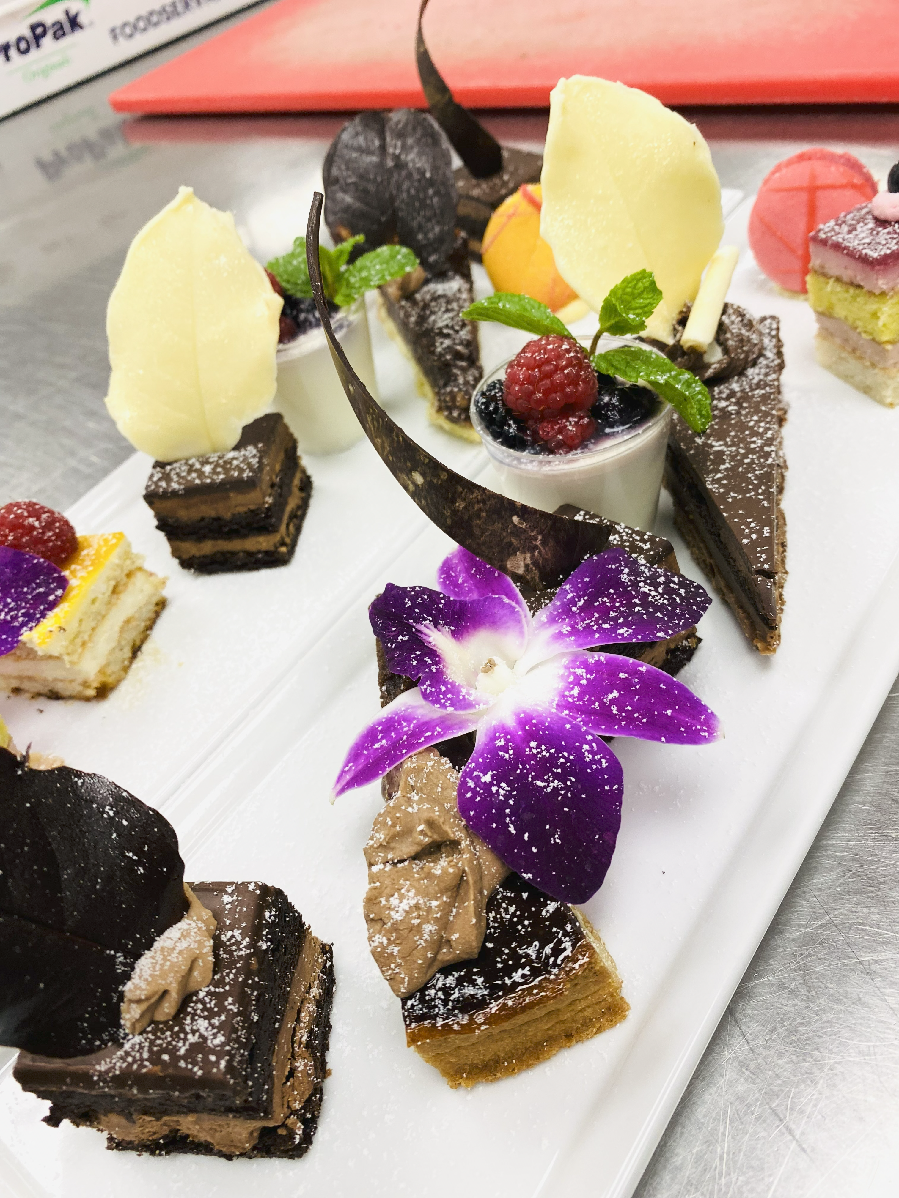 Dessert sampler at Desert Willow Golf Resort