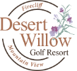Desert Willow Golf Resort logo.